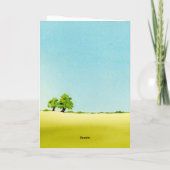 Whimsical Rustic Woodland Forest Deer Wedding Bedankkaart (Achterkant)