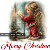 Whimsical rustieke kerstscene aangepaste servetten