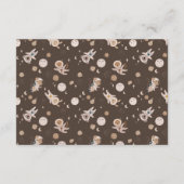 Whimsical Safari Animals Neutral Diapper Raffle Informatiekaartje (Achterkant)