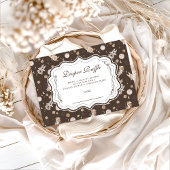 Whimsical Safari Animals Neutral Diapper Raffle Informatiekaartje