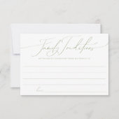 Whimsical Sage Green Family Traditions Kaart (Voorkant)