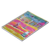 Whimsical Sailboats and Beach Huts Notitieboek (Linkerzijde)