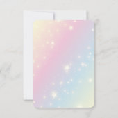 Whimsical Sakura Cherry Blossom Tree Baby shower Bedankkaart (Achterkant)