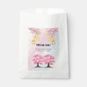 Whimsical Sakura Cherry Blossom Tree Baby shower Bedankzakje (Voorkant)