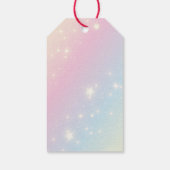 Whimsical Sakura Cherry Blossom Tree Baby shower Cadeaulabel (Achterkant)