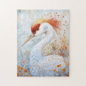 Whimsical Sandhill Crane Art Legpuzzel (Verticaal)