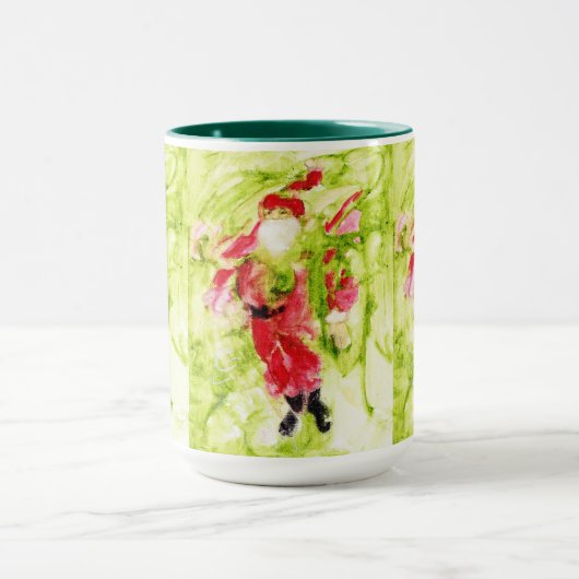 Whimsical Santa 15oz Mok (Midden)