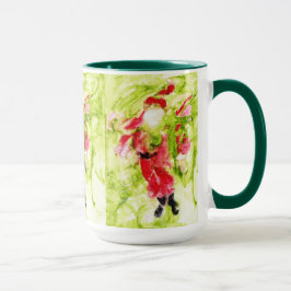 Whimsical Santa 15oz Mok