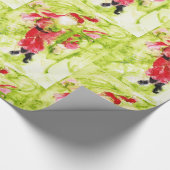 Whimsical Santa Christmas Wrapping Paper Cadeaupapier (Hoek)