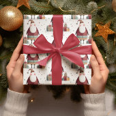  Whimsical Santa Claus Wrapping Paper Cadeaupapier