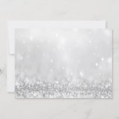 Whimsical Santa Cocktail Bokeh Christmas Party   Kaart (Achterkant)