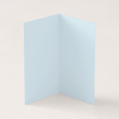 Whimsical Santa Ice Blue Vertical Kaart (Binnen)