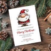 Whimsical Santa Playful Modern Christmas Greeting Feestdagenkaart