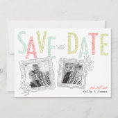 Whimsical Save the Date (Voorkant)