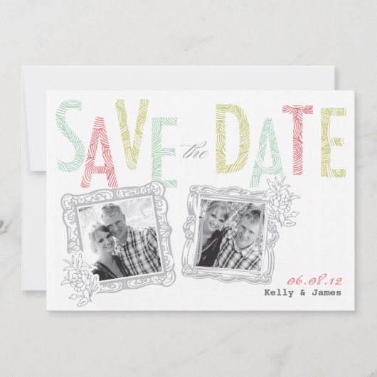Whimsical Save the Date (Voorkant)