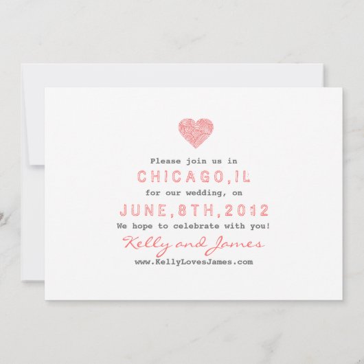 Whimsical Save the Date (Achterkant)