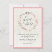 Whimsical Save the Date Wedding Card (Voorkant)