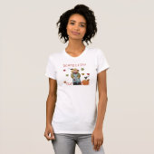 Whimsical Scarecrow voor huur met pompoen T-shirt (Voorkant volledig)
