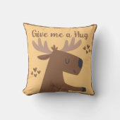 Whimsical schattig hert gepersonaliseerd citaat kussen (Voorkant)