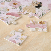 Whimsical Schattige Fairy Wildflower Garden Meadow Legpuzzel (Zijkant)