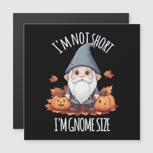 Whimsical Schattige Gnoom in de herfst (Voorkant / Achterkant)