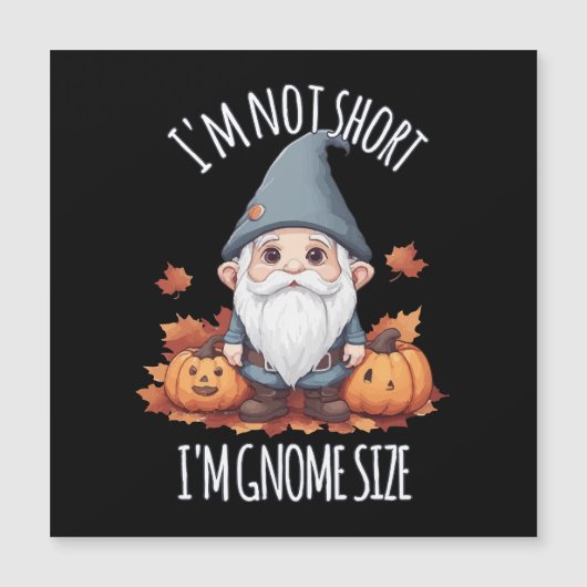 Whimsical Schattige Gnoom in de herfst (Voorkant)