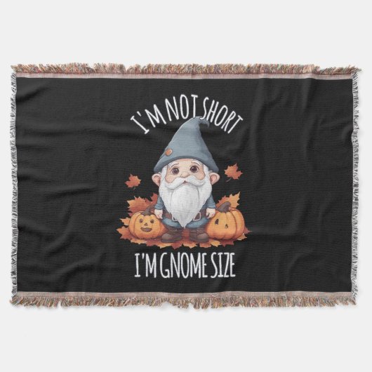 Whimsical Schattige Gnoom in de herfst Deken (Voorkant)