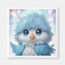 *~* Whimsical Schattige Kawii Blue Bird AP54 Art