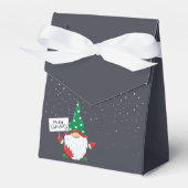 Whimsical Schattige Stijlvol Vrolijk Kerstmis Gnom Bedankdoosjes (Voorkant Zijde)