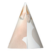 Whimsical Schattige Tiger Hete Luchtballon 1e Verj Feesthoedjes (Achterkant)