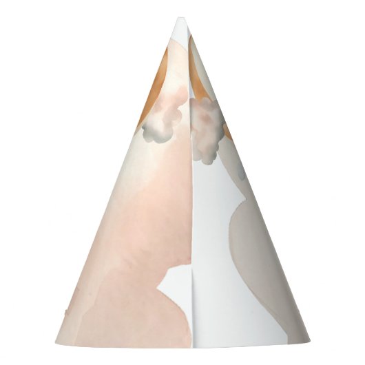 Whimsical Schattige Tiger Hete Luchtballon 1e Verj Feesthoedjes (Achterkant)