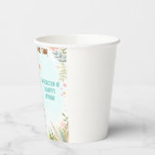 Whimsical Schattigee Giraffe Verjaardag Kinder Par Papieren Bekers (Links)