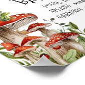 Whimsical Schimmels Paddestoel Herfst Moeder Osa B Poster (Hoek)