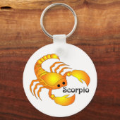 Whimsical Scorpio Sleutelhanger (Voorkant)
