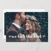 Whimsical-script | Aankondiging van de fotouitgave (Voorkant / Achterkant)