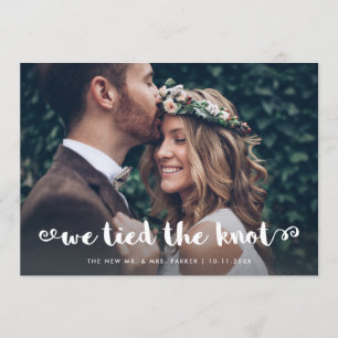 Whimsical Script   Aankondiging van foto-elopehuwe