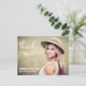 WHIMSICAL SCRIPT | AFSTUDEREN DANK U BRIEFKAART (Staand voorkant)