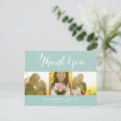 WHIMSICAL SCRIPT | BEDANKT DANK U BRIEFKAART (Staand voorkant)