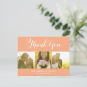 WHIMSICAL SCRIPT | BEDANKT DANK U BRIEFKAART (Staand voorkant)