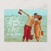 WHIMSICAL SCRIPT | BEDANKT DANK U BRIEFKAART (Voorkant)