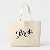 Whimsical Script Bride Bachelorette Canvas tas (Voorkant)
