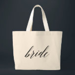 Whimsical Script Bride Bachelorette Canvas tas<br><div class="desc">Whimsical Script Bride Bachelorette Canvas tas</div>