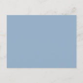 Whimsical Script | Dusty Blue Table Bedankt voor j Briefkaart (Achterkant)