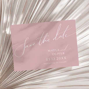 Whimsical Script   Dusty Roos horizontaal Save The Date