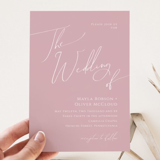 Whimsical Script | Dusty Roos the Wedding of Kaart