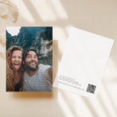 Whimsical Script Foto Elopement Aankondiging