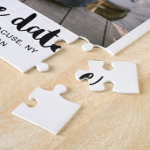 Whimsical Script Foto Sla de datum zwart op Legpuzzel (Zijkant)