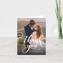 Whimsical Script Full Photo Weddenschap Hartelijk 