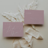 Whimsical Script | Roos Beste man Voorstel Kaart