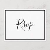 Whimsical Script RSVP Briefkaart (Voorkant)